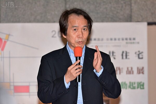 市政府舉辦公共住宅規劃設計比賽,吸引許多大學相關科系的莘莘學子參賽;北市副市長林欽榮到場開幕。(好房網News記者 陳韋帆/攝影)