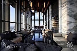 移動中的禪定者
「POMO」即潑墨為國畫一種畫法，其技法為以水調墨潑灑在礬紙絹上，而後就墨色濃淡、墨跡大小，化為山為雲、
隨意點染而成畫。
A' Design Award 義大利設計大獎 ( A' Design Award and Competition ) 室內設計銀獎「POMO LOUNGE」