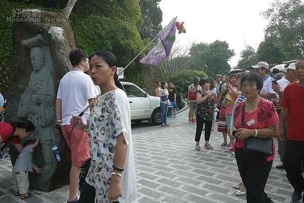 陸客觀光示意圖。(好房網News記者賈蓉/攝影)