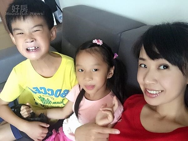 9.朱詠薇婚後育有一對兒女,對新家非常滿意。