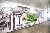 台南畫時光隧道　地下道變鳳凰城