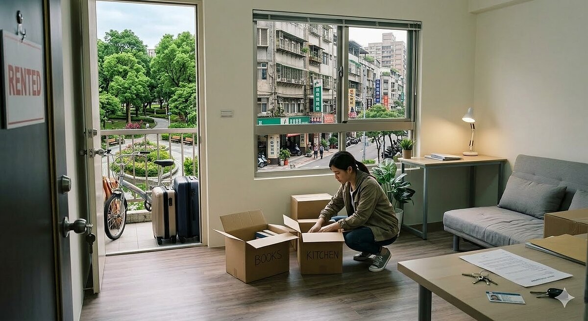 租屋示意圖。圖／AI生成