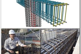 以＂柱核心鋼筋耐震結構＂施工可增強垂直向承載力並強化柱核心的圍束，使大樓抗震能力更強、結構更穩固安全