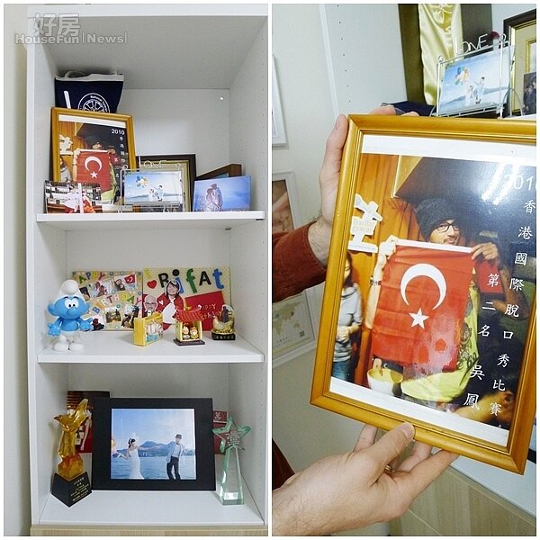 6.新婚後的吳鳳也大手筆買櫃子放一些紀念品。
7.參加香港國際脫口秀比賽榮獲第二名。