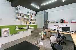 工作室一景。這裡聚集了許多國內優秀的設計新秀，一起推動台灣的建築設計革命。