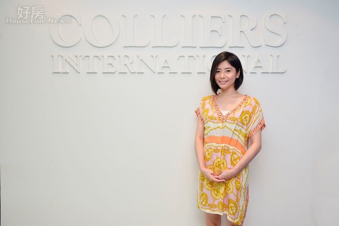 房市正妹/高力國際物業-周之惠。(好房網News記者 陳韋帆/攝影)