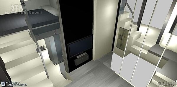 8.陳奎喜愛室內設計,還會自己畫3D設計圖,打造出「魔術空間」,讓房子賣出時都能賣在高點!