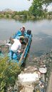 運河漂保麗龍…　清出1噸垃圾
