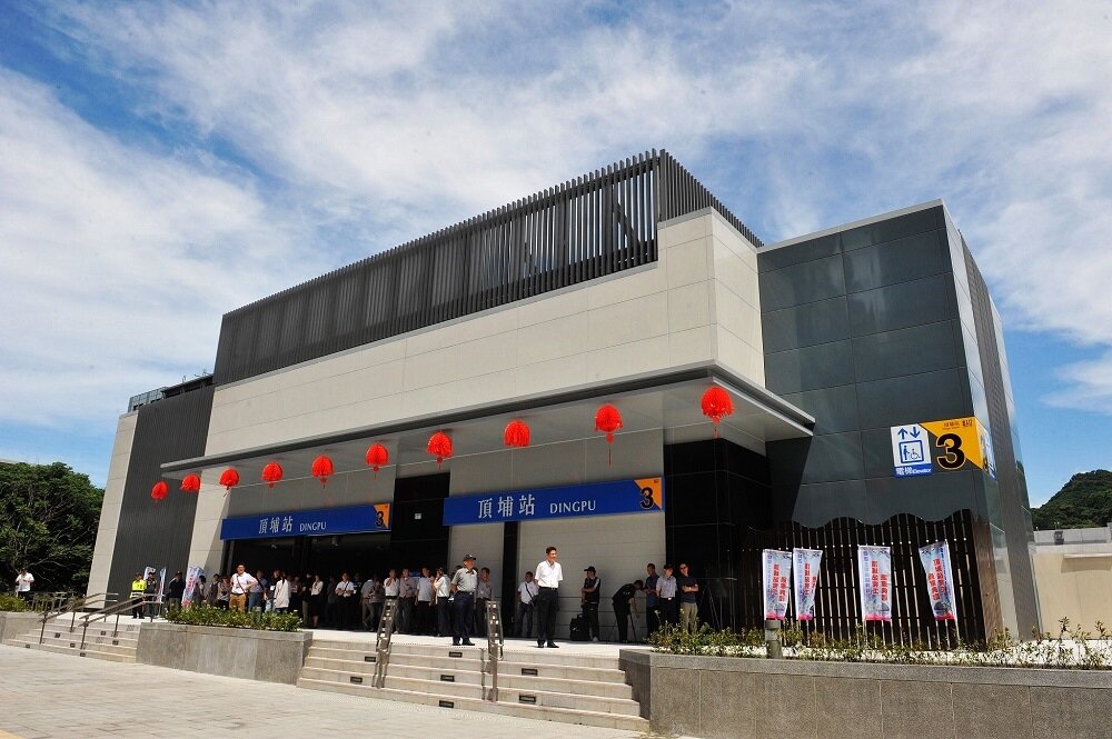 板南線頂埔站6日正式通車。(截取自新北市政府)