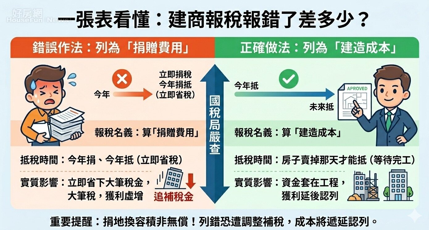 一張表看懂:建商報稅報錯了差多少?圖/AI 生成示意圖