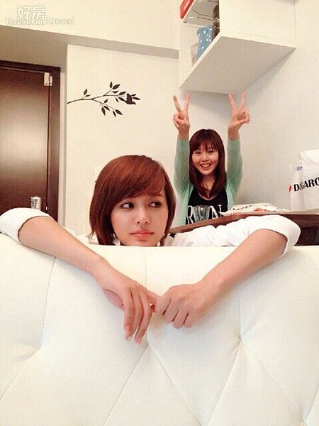 
3.原本與妹妹同住，不過妹妹已在去年搬出，因此目前這500平方呎（約14坪）租屋空間全為莊茜佳個人使用。