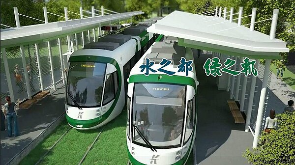 高雄輕軌8月將開通上路(高雄市政府捷運工程局KMRT臉書)