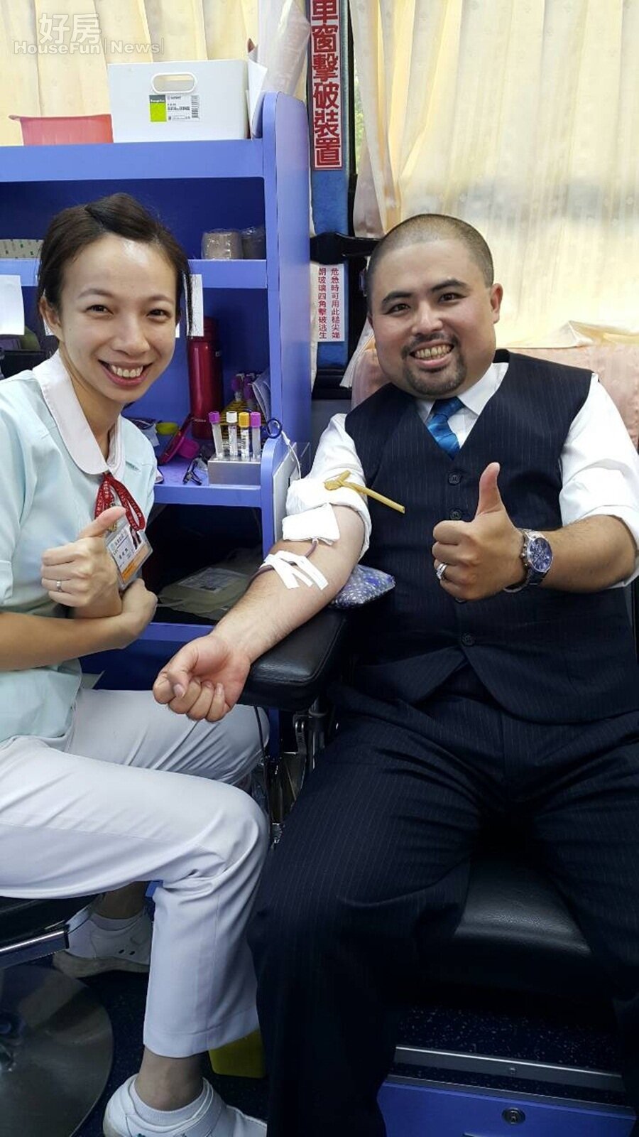 捐血送電影票 台慶、永慶聯合做公益愛圓滿接力