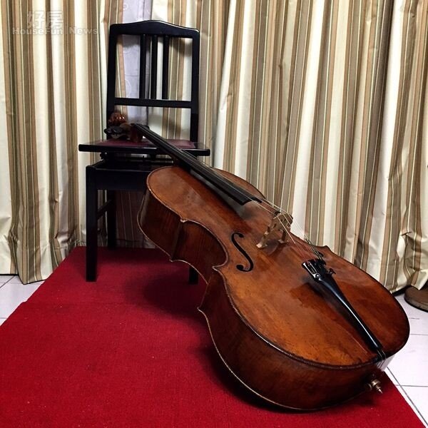 
8.這把1731年製的Nicolo Galiano大提琴，價值700萬台幣。