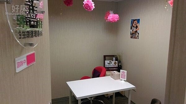 3.安格斯把工作室隔成六間小房間,請不同的專業老師進駐,這間是安格斯母親的工作室,紫微斗數易經大師「李善存」,門上的「善」字格外有特色。