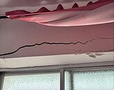 內湖安泰街老公寓震後驚見大裂縫讓住戶寢食難安　北市將實地勘查