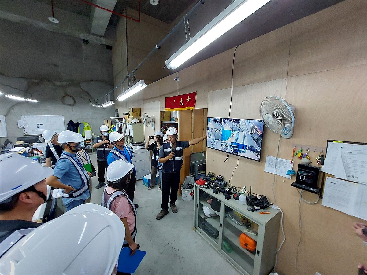 工地即時監控影像。圖/新北市政府提供