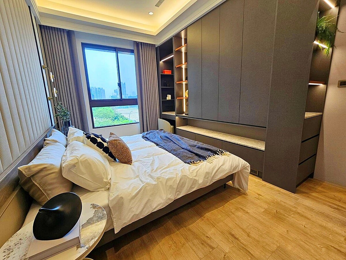 房間採光也優、動線與空間規劃佳。圖/好房網News記者林和謙/攝