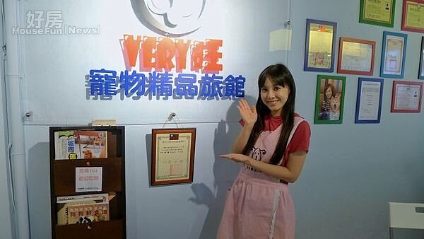 
2.精品旅館設計全由羅瑤一手規劃。