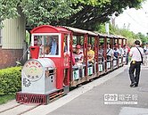 竹市康樂社區　古輕便車迎賓