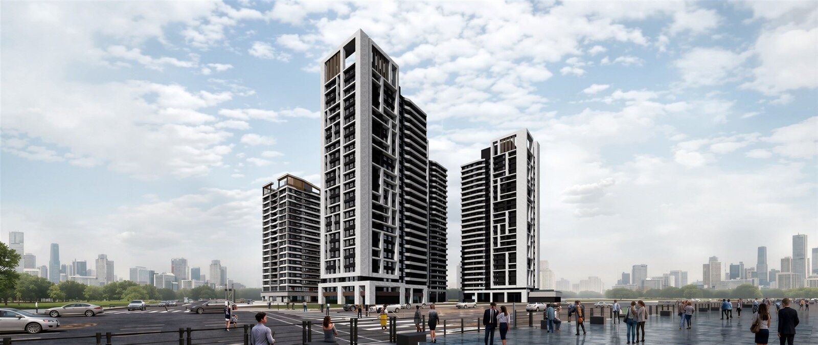 正光花園新城公辦都更案預計117年第3季動工、122年完工。模擬圖：市府提供