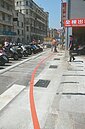 基隆港西街畫紅線　機車格沒了