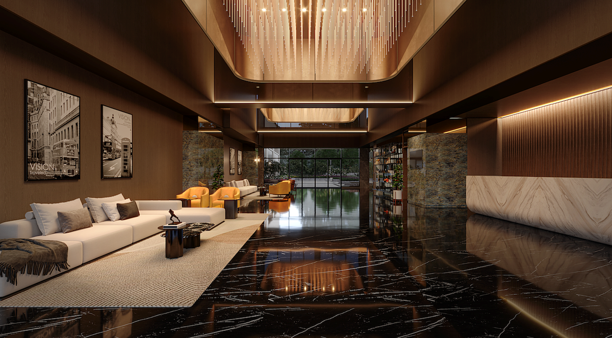 「百達莊園」公設與建材規格全面升級。廣編圖／現場提供