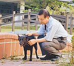 流浪狗變校犬　老黑當大使