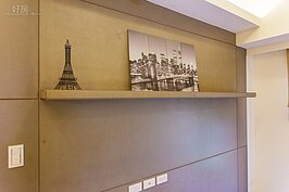 木作越複雜，所花的經費就越多。最簡單也可以省錢的辦法就是一半木作一半系統。