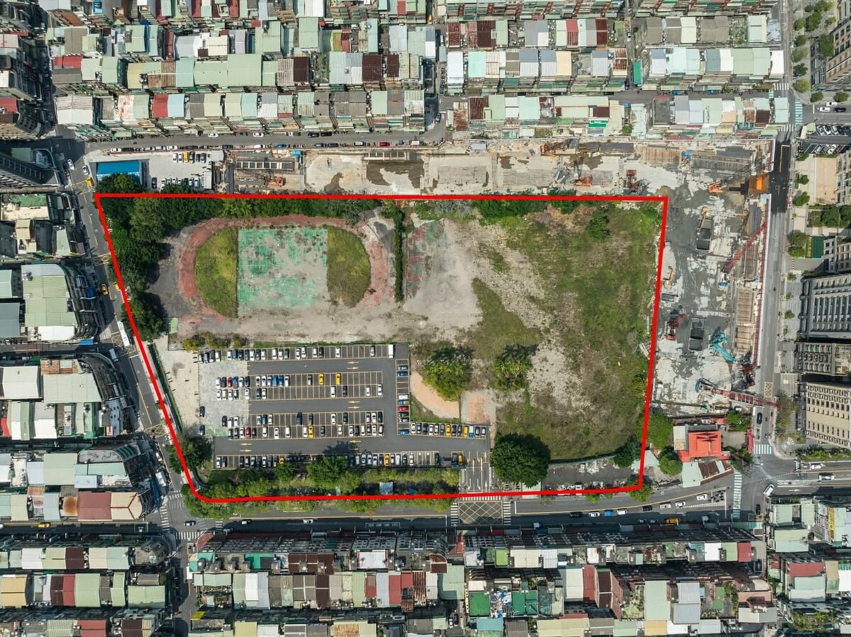 碧華國中舊址空拍圖。圖／新北市衛生局提供
