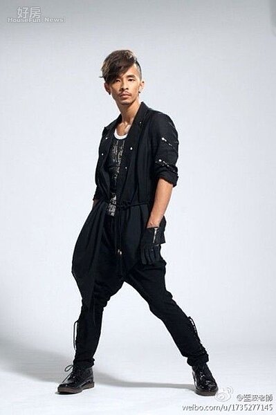 1藍波老師是演藝圈知名的舞蹈老師,早期曾在林口置產。(摘自藍波老師微博)