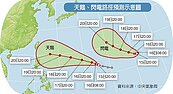 雙颱形成　天鵝周五逼近台灣