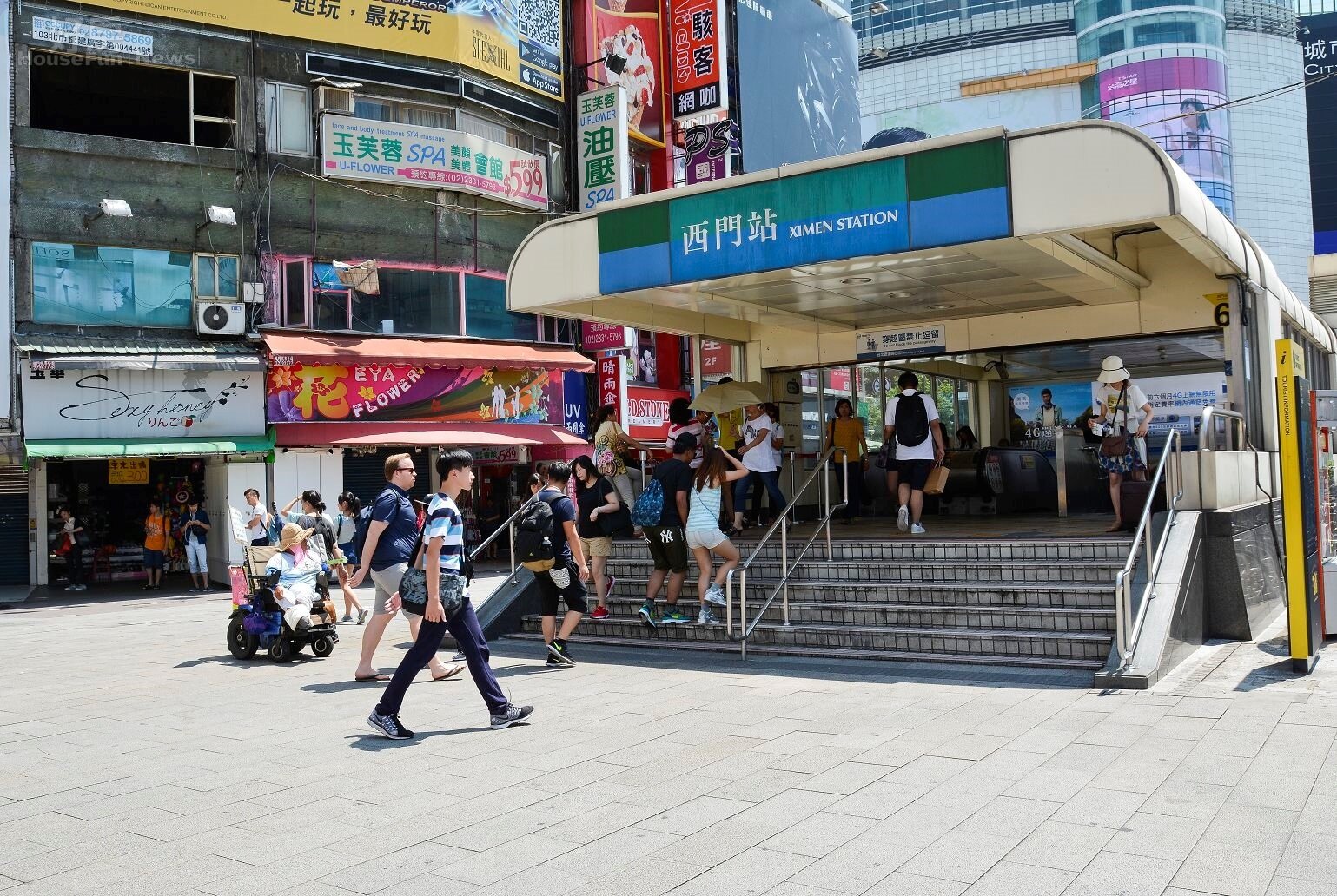 台北市店面租金店王，位於西門町內。（好房網News記者 陳韋帆／攝影）