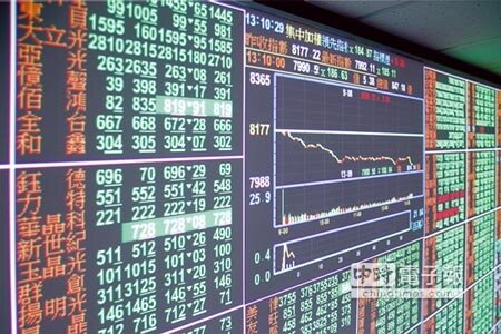 台股19日盤中一度跌破8千點,終場以下跌155點作收,守住8千點關卡;圖為股市跌破8千點的盤勢。圖/方濬哲