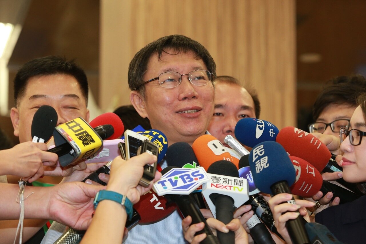 台北市長柯文哲。 記者黃義書/攝影