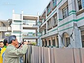 張揆玉井國中勘災　2年內解決危樓