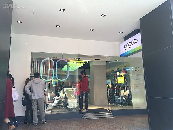 gogoro進駐西門町商圈(好房網News記者 王永貞/攝影)