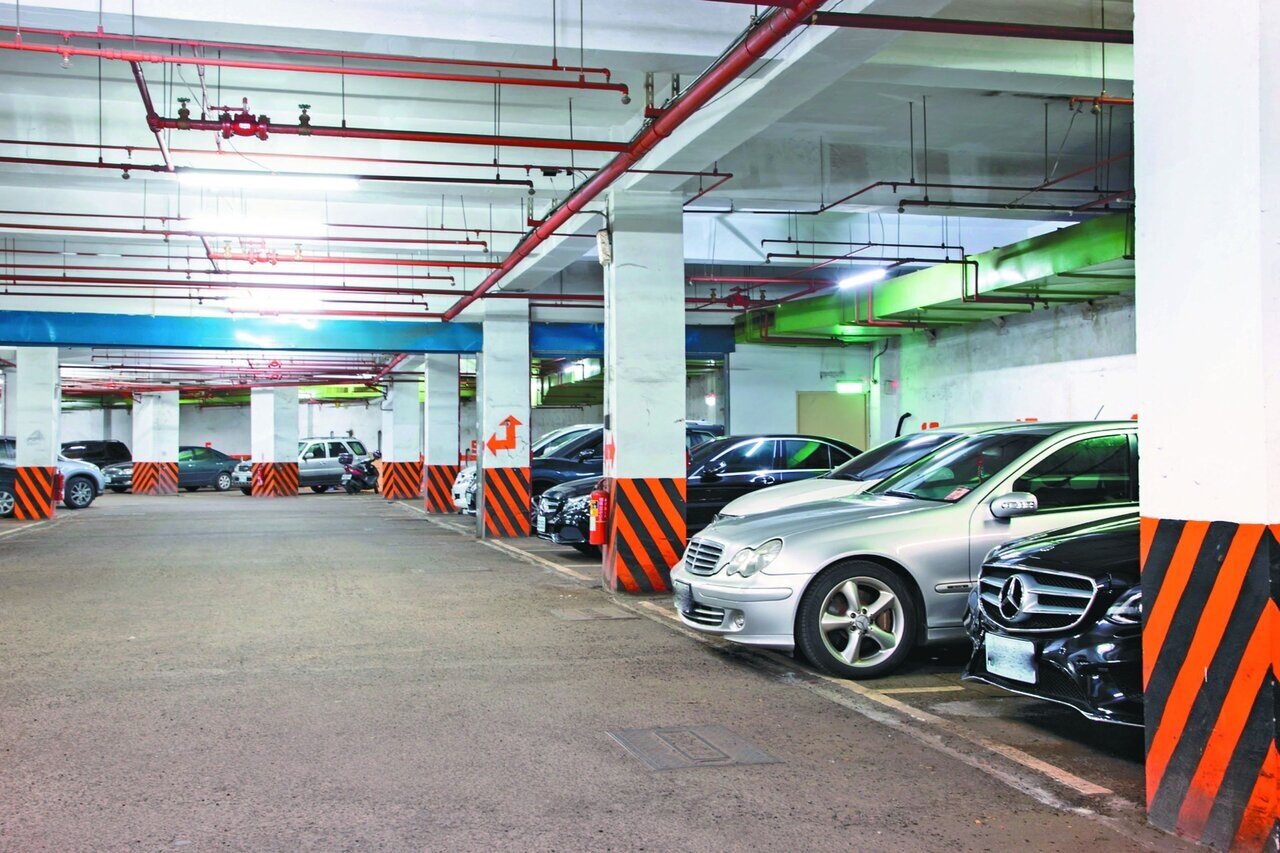停車位示意圖。報系資料照 