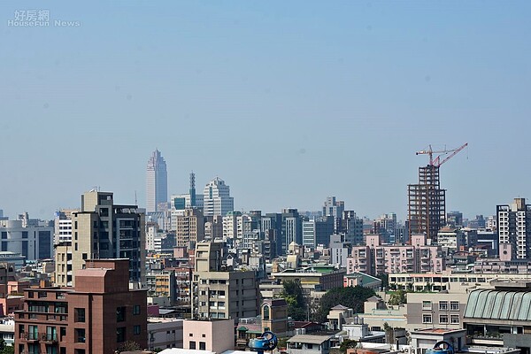 大安區房市情境俯瞰圖。(好房網News記者 陳韋帆/攝影)