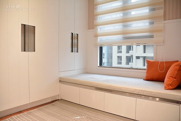 遠雄紐約中的景觀式臥房。(好房網News記者 陳韋帆/攝影)