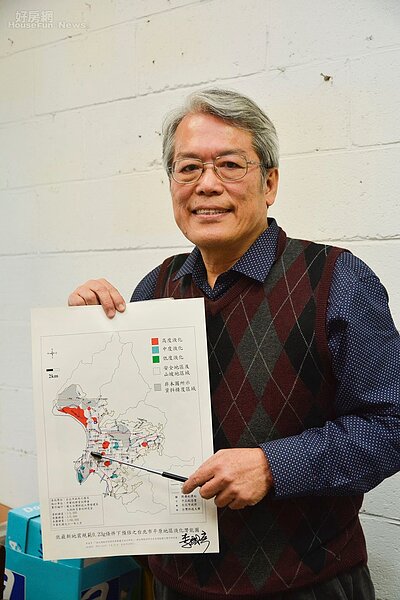 前工務局局長李咸亨是土壤液化專家。(好房網News記者 陳韋帆/攝影)