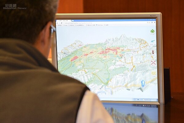 土壤液化查詢情境照片。（好房網News記者陳韋帆／攝影）