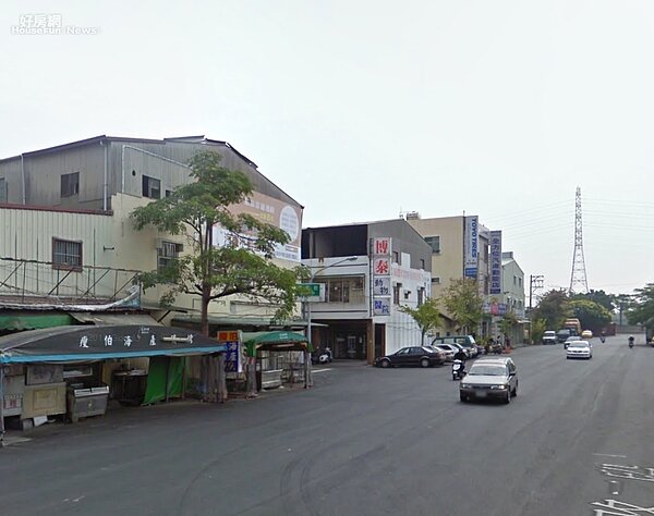 安南區溪頂里地層下陷嚴重。(翻攝自Google Map)