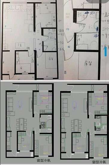 平面設計圖。(好房網News記者陳佑婷攝影)