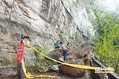 南庄獅山古道坍塌　暫封閉