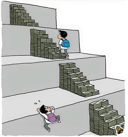 階級複製是必然發生的結果嗎?作家鼓勵年輕人,不論大環境的好壞,努力也許不一定成功,但不努力就一定不成功。(圖/翻攝自網路)