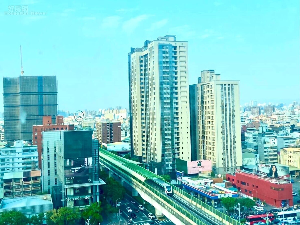 台中捷運綠線是目前通勤族、學生上下學最倚賴的大眾運輸之一。圖／鄉林不動產研究室提供
