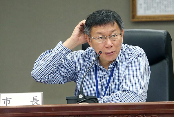 台北市柯文哲。 聯合報資料照片