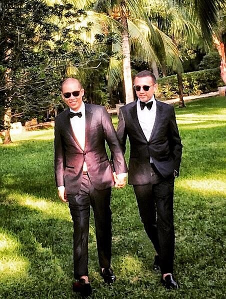 台裔服裝設計師吳季剛日前傳出和男友成婚的喜訊。(翻攝自Instagram)