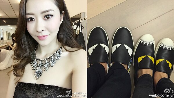 前天王嫂熊黛林傳出將嫁入豪門的好消息，大方在微博上放閃稱「找到Mr.Right了」。（翻攝自熊黛林Lynn微博）